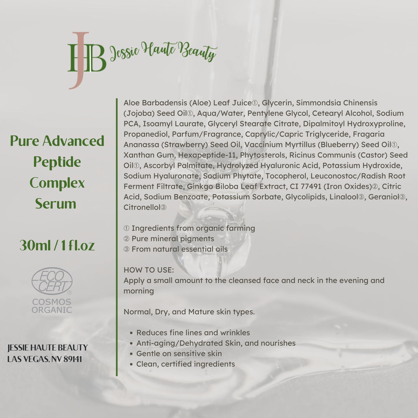 Pure Advanced Peptide Complex Serum 30ml / 1 fl.oz