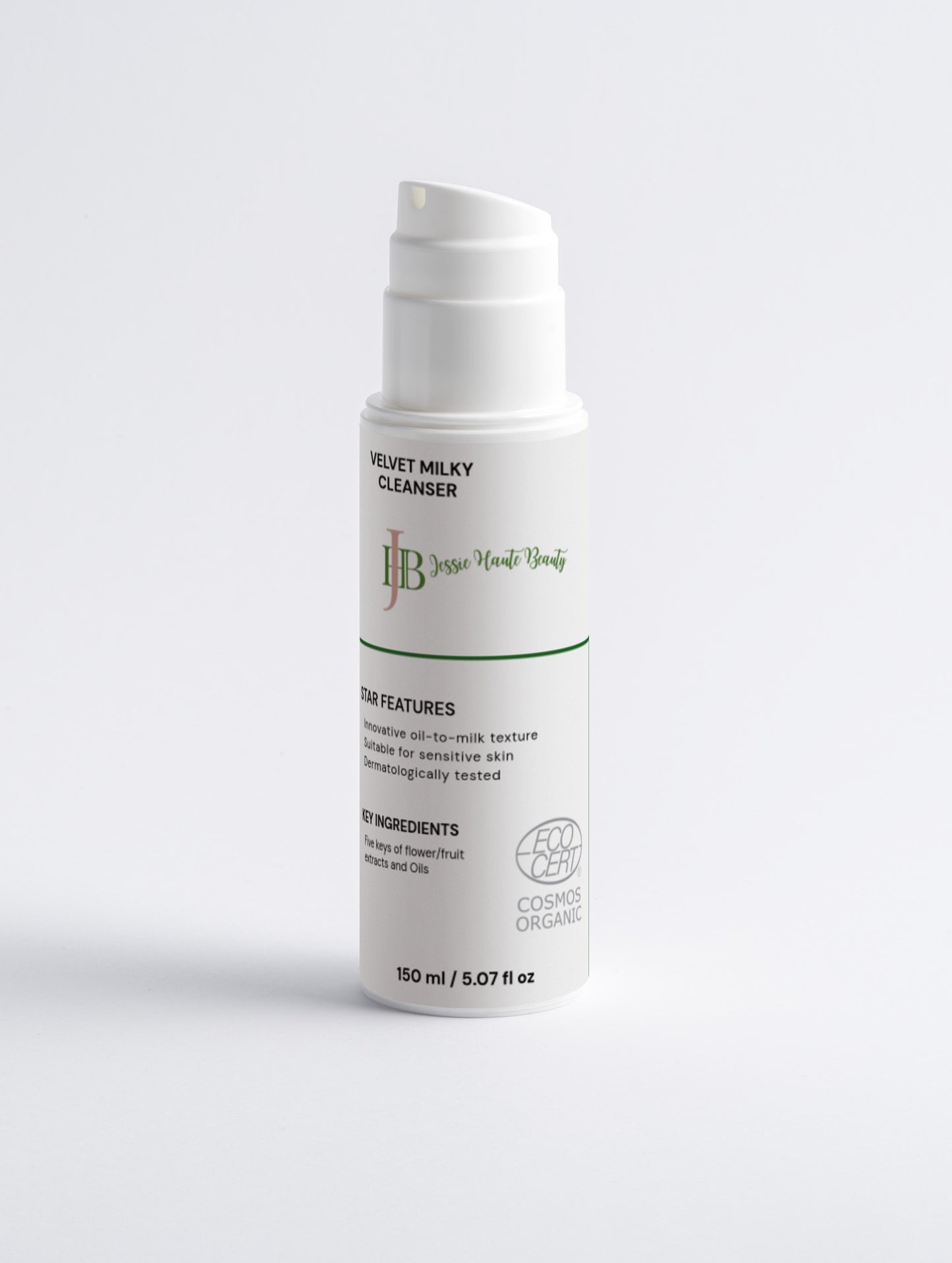 Velvet milky Cleanser white color