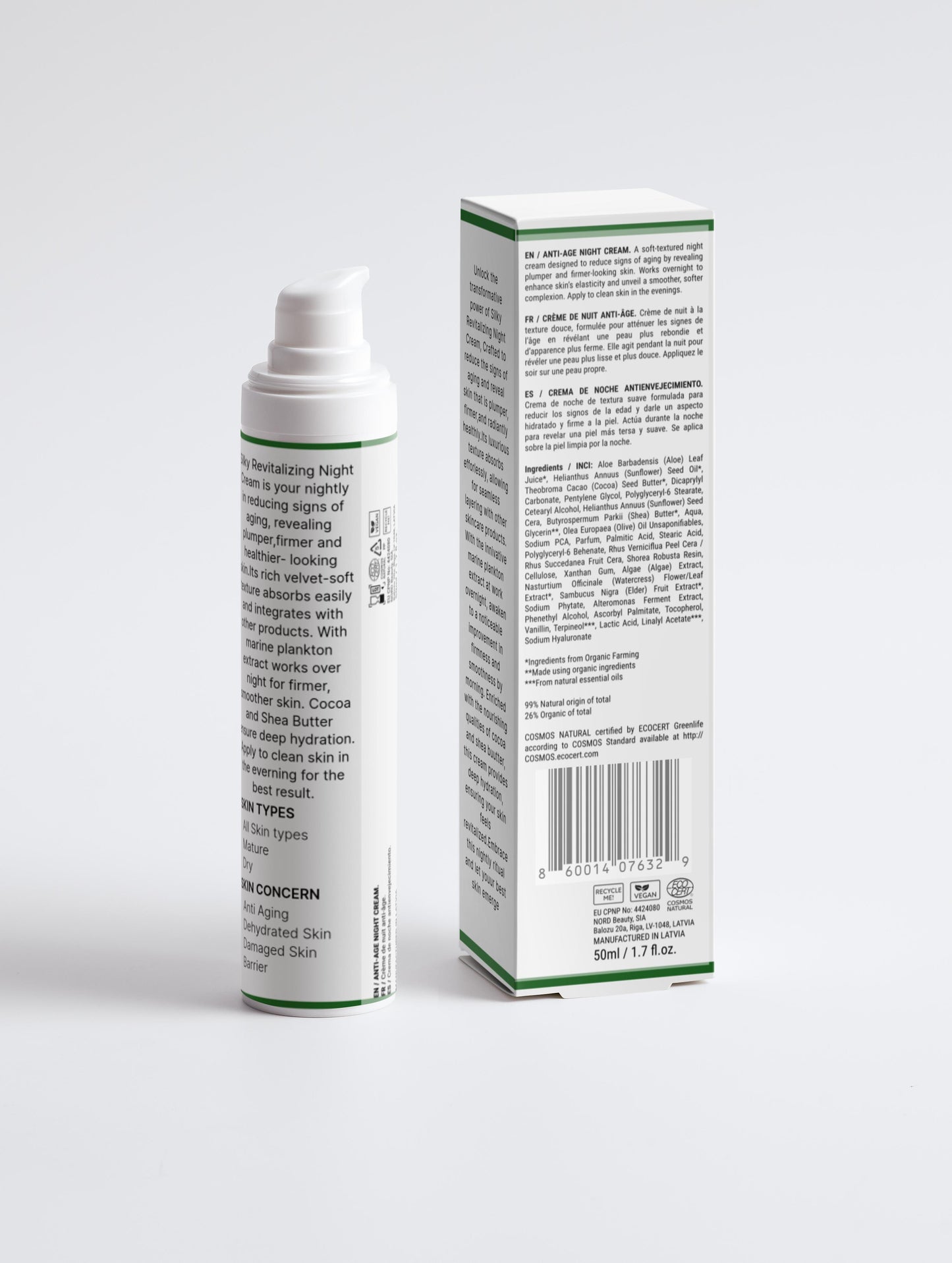 Silky Revitalizing PM Cream 50ml /1.7 fl oz