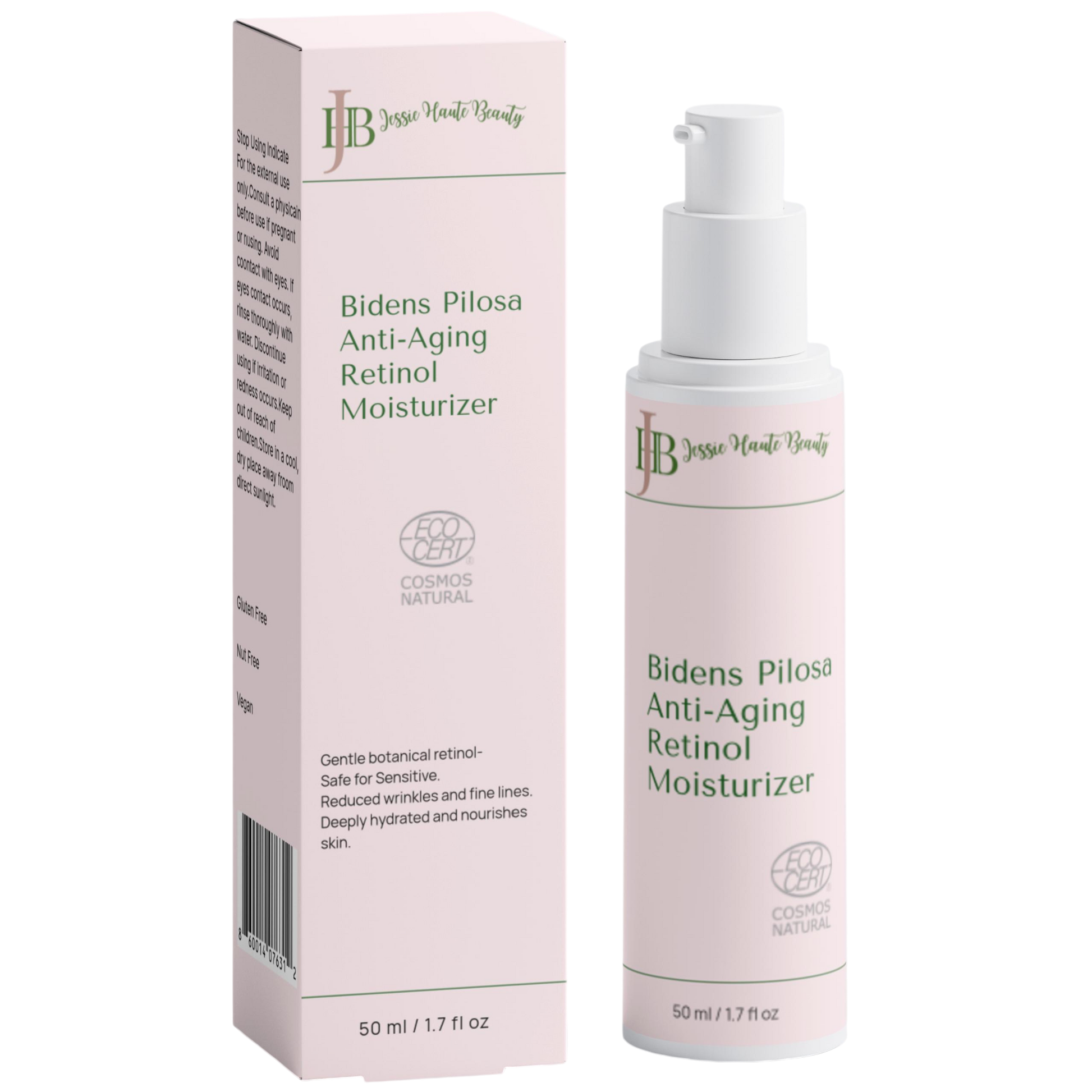 Biden's Pilosa Anti-Aging Retinol Moisturizer with packaging on a white background