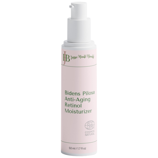 Anti-aging moisturizer bottle with visible branding on a white background